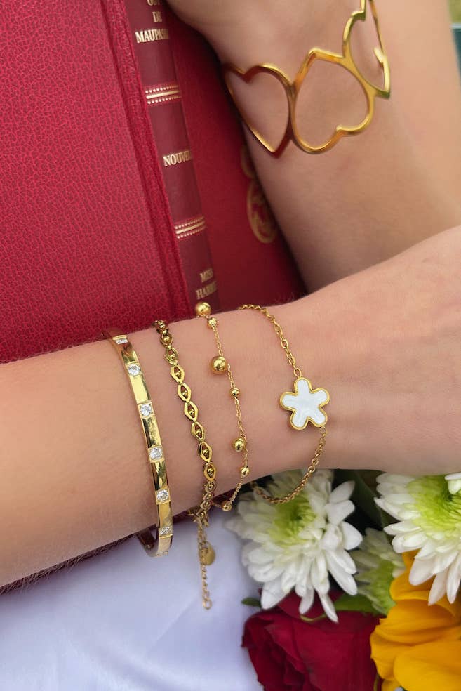 Öga Armband Guld Dam