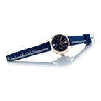 Tommy Hilfiger unisexklocka DECKER – Svart & blå (46 mm)