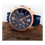 Tommy Hilfiger unisexklocka DECKER – Svart & blå (46 mm)