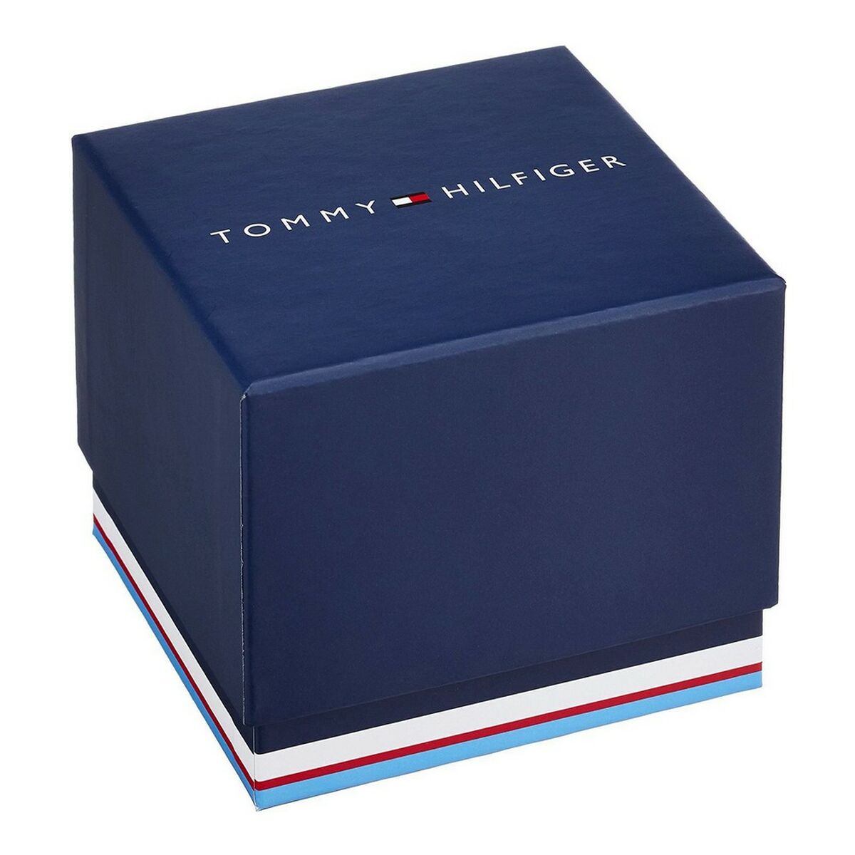 Tommy Hilfiger unisexklocka DECKER – Svart & blå (46 mm)