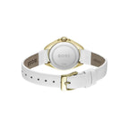 Hugo Boss damklocka – Elegant klocka i guld & vitt