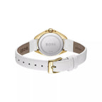 Hugo Boss damklocka – Elegant klocka i guld & vitt