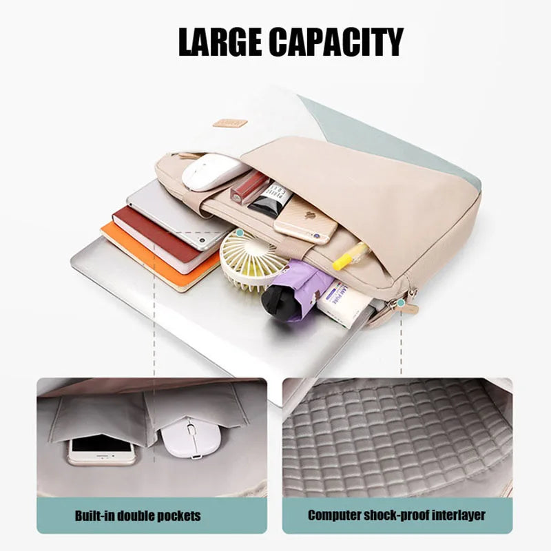 Laptopväska 15,6 tum – slitstark sleeve med handtag