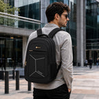 Rymlig unisex ryggsäck 20–35 L med laptopfack