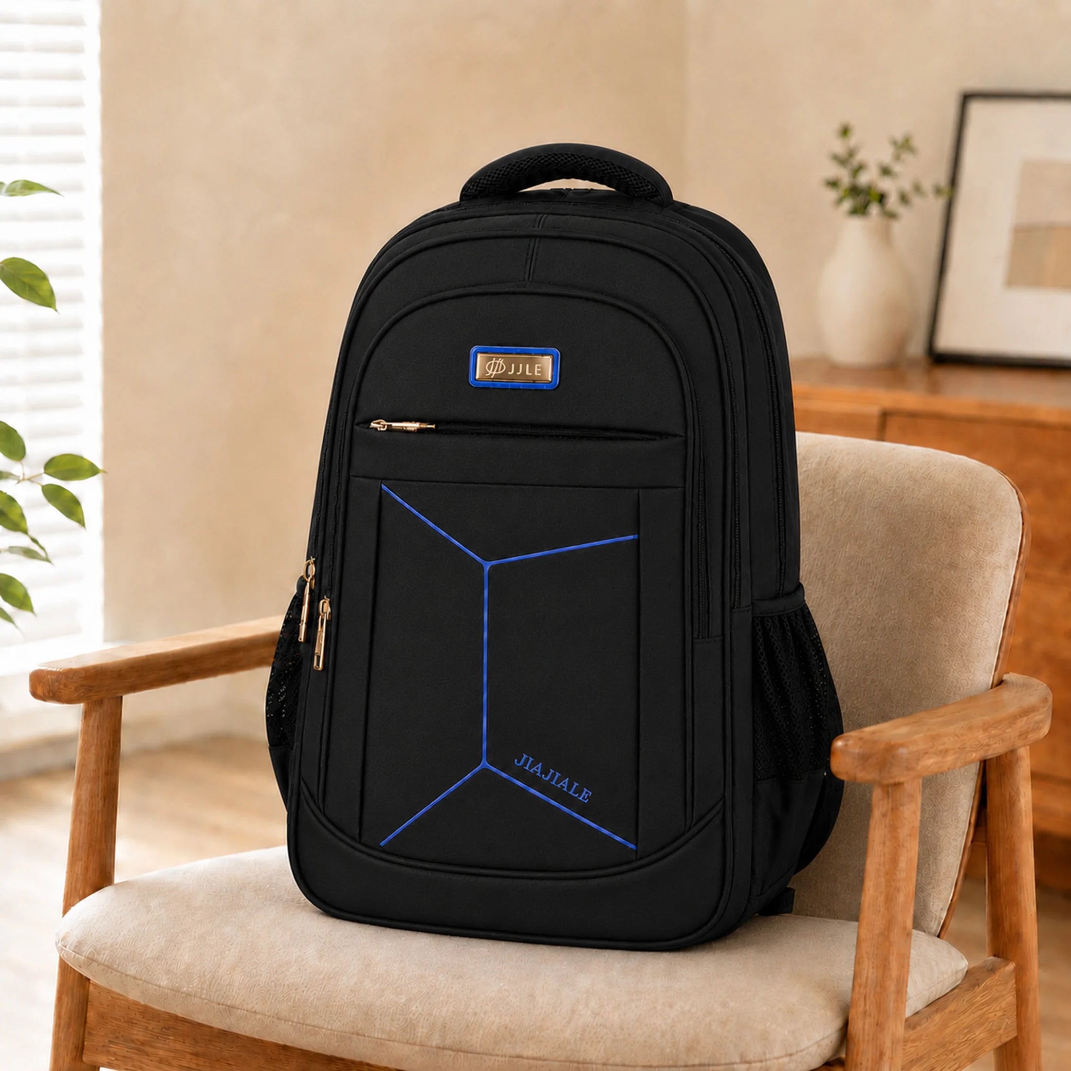 Rymlig unisex ryggsäck 20–35 L med laptopfack