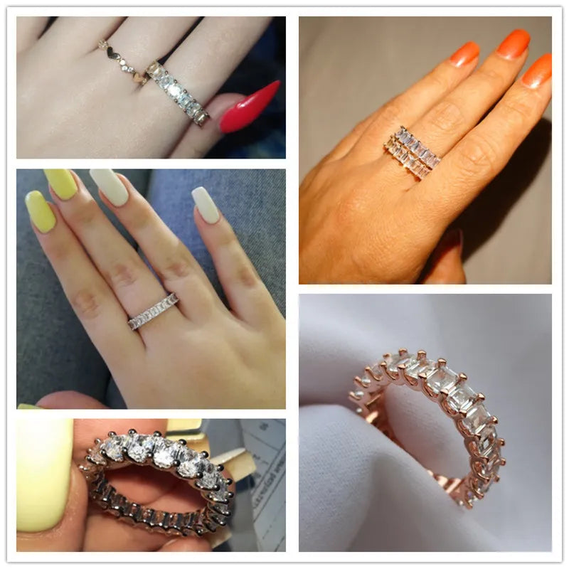 Ring dam – elegant ring med zirkonia för fest