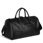 Weekendbag i äkta läder herr – vintage duffel