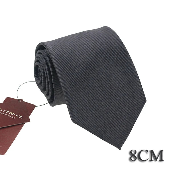 Slips herr mörkblå 6–8 cm – klassisk jacquard