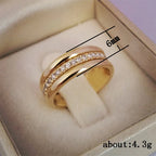 Ring dam – elegant ring med zirkonia cc-inspirerade