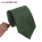 Mörkgrön slips i polyester – Klassisk & elegant design