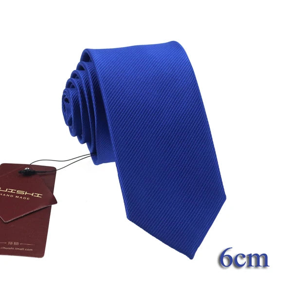 Slips herr mörkblå 6–8 cm – klassisk jacquard