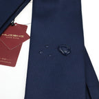 Slips herr mörkblå 6–8 cm – klassisk jacquard