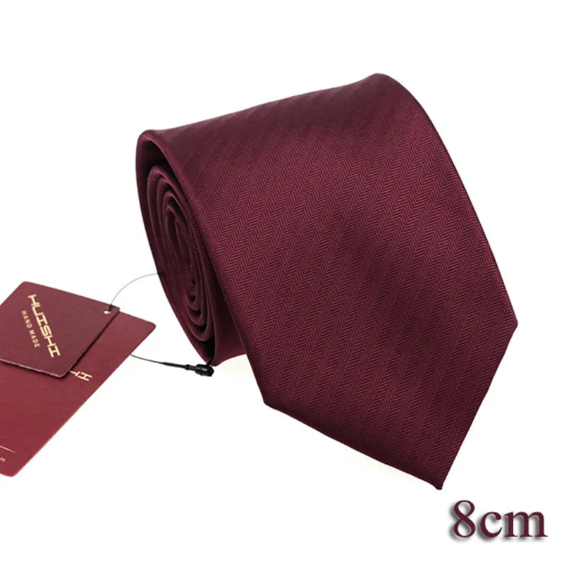 Slips herr mörkblå 6–8 cm – klassisk jacquard