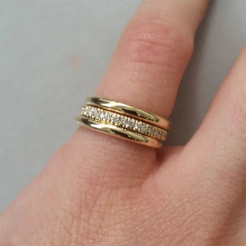 Ring dam – elegant ring med zirkonia cc-inspirerade