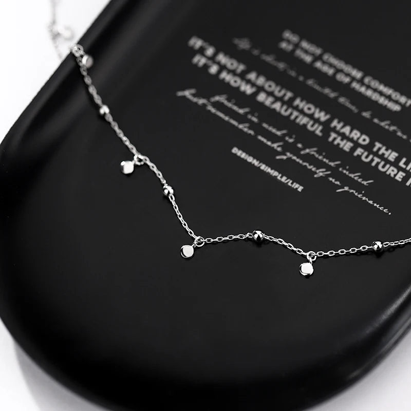 Halsband i äkta sterling silver – Geometriskt halsband för dam
