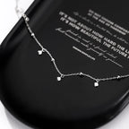 Halsband i äkta sterling silver – Geometriskt halsband för dam