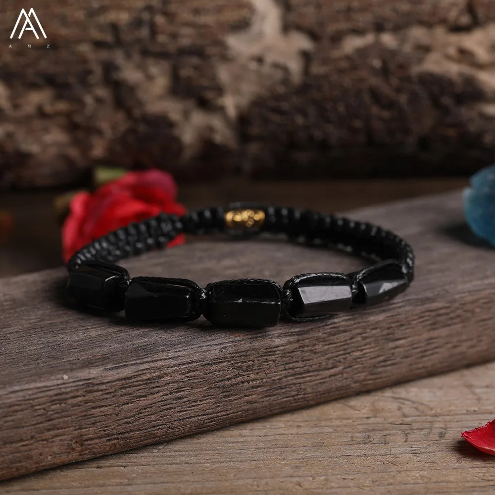 Svart turmalin armband – Naturligt stenarmband