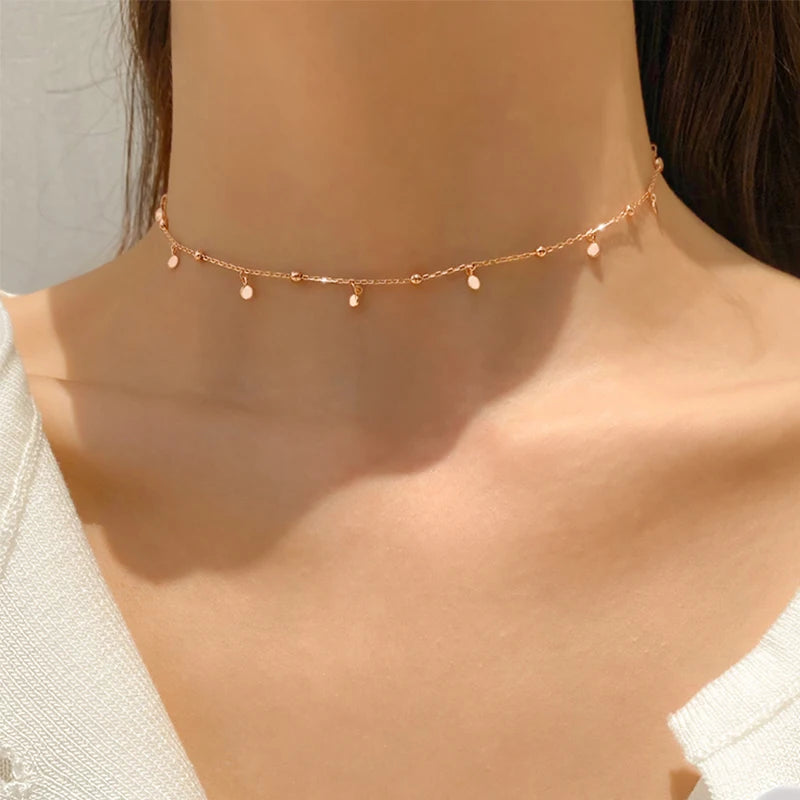 Halsband i äkta sterling silver – Geometriskt halsband för dam