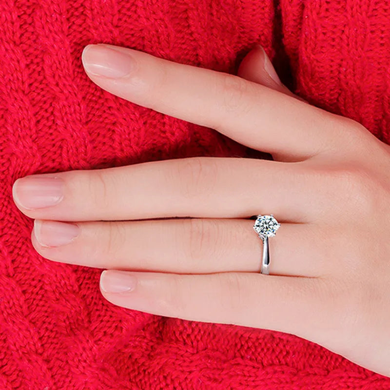 Ring dam – klassisk ring i silverton för fest