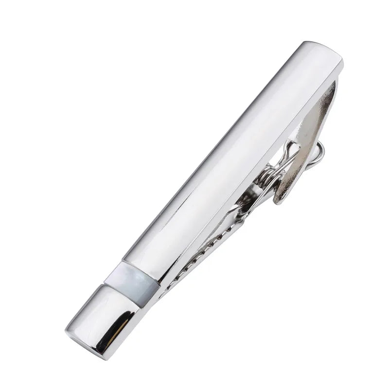 Slipsnål herr pärlemor – elegant tie clip i presentask
