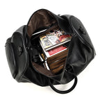 Weekendbag i äkta läder – resväska / duffelbag