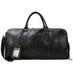 Weekendbag i äkta läder – resväska / duffelbag