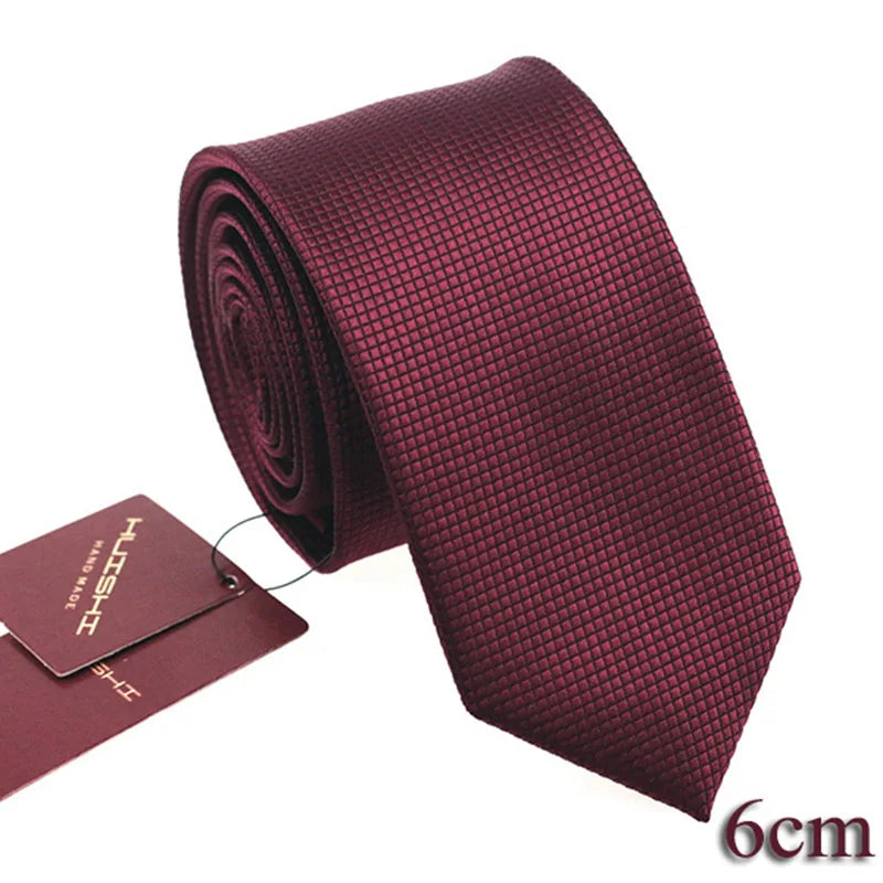 Slips herr mörkblå 6–8 cm – klassisk jacquard