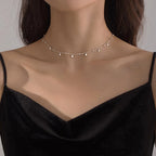 Halsband i äkta sterling silver – Geometriskt halsband för dam