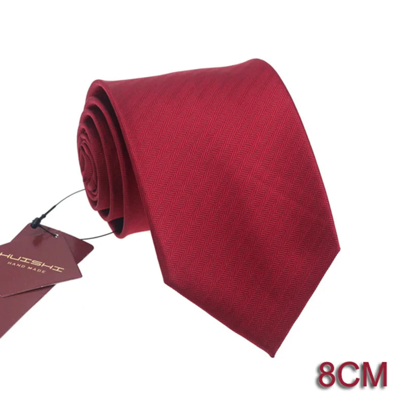 Slips herr mörkblå 6–8 cm – klassisk jacquard