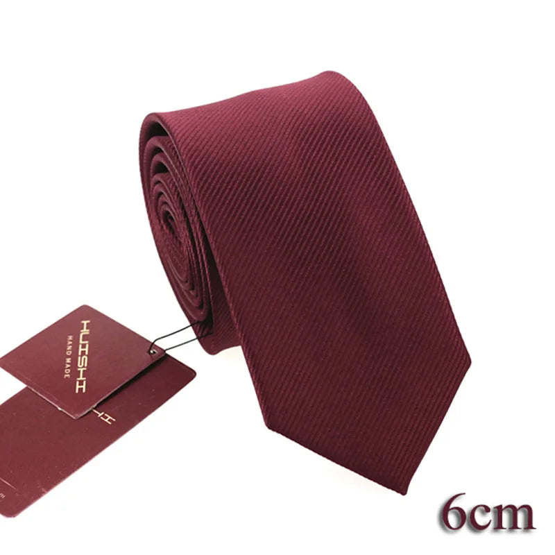 Slips herr mörkblå 6–8 cm – klassisk jacquard