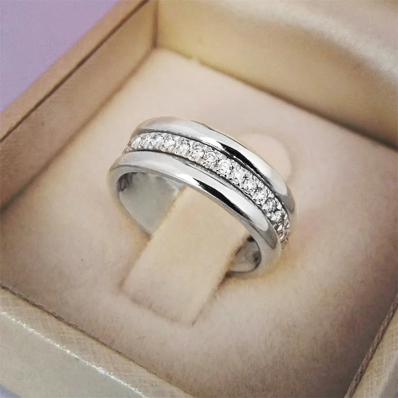 Ring dam – elegant ring med zirkonia cc-inspirerade