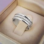 Ring dam – elegant ring med zirkonia cc-inspirerade