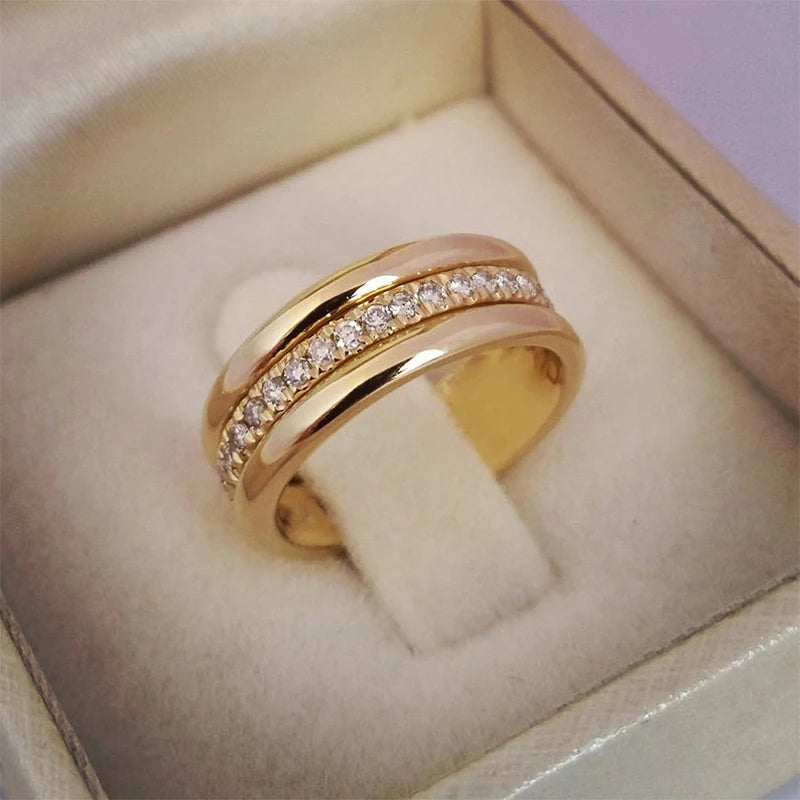Ring dam – elegant ring med zirkonia cc-inspirerade