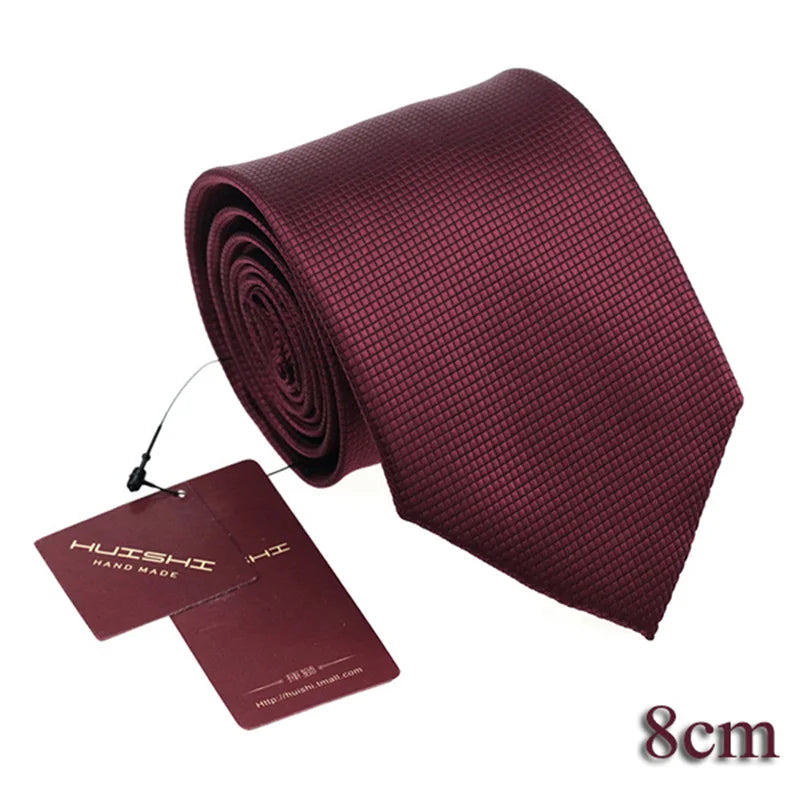Slips herr mörkblå 6–8 cm – klassisk jacquard