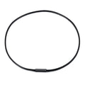 Choker halsband herr – svart repkedja med magnetlås