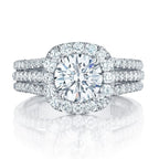 Ring dam – klassisk ring i silverton cushion cut