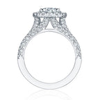 Ring dam – klassisk ring i silverton cushion cut