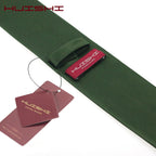 Mörkgrön slips i polyester – Klassisk & elegant design