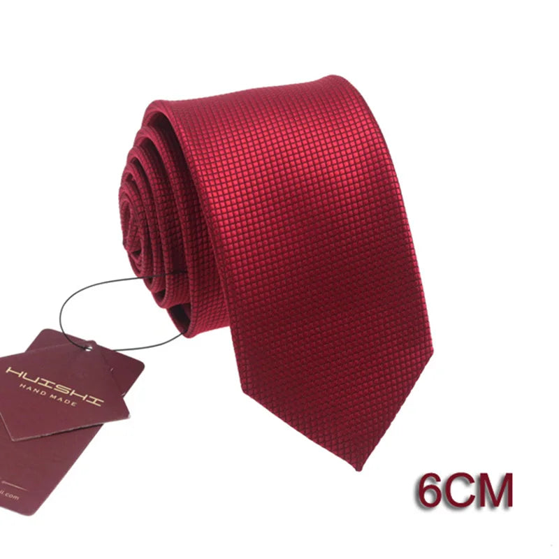 Slips herr mörkblå 6–8 cm – klassisk jacquard