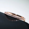 Ring dam – tunn ring med zirkonia briljant
