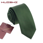 Mörkgrön slips i polyester – Klassisk & elegant design
