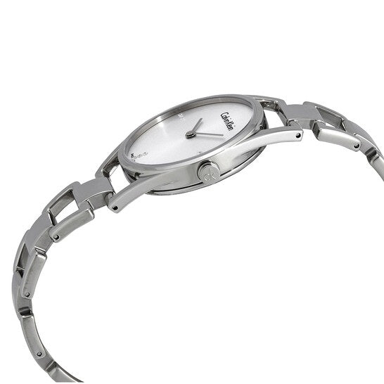 Calvin Klein damklocka DAINTY – Diamantindex & rostfritt stål