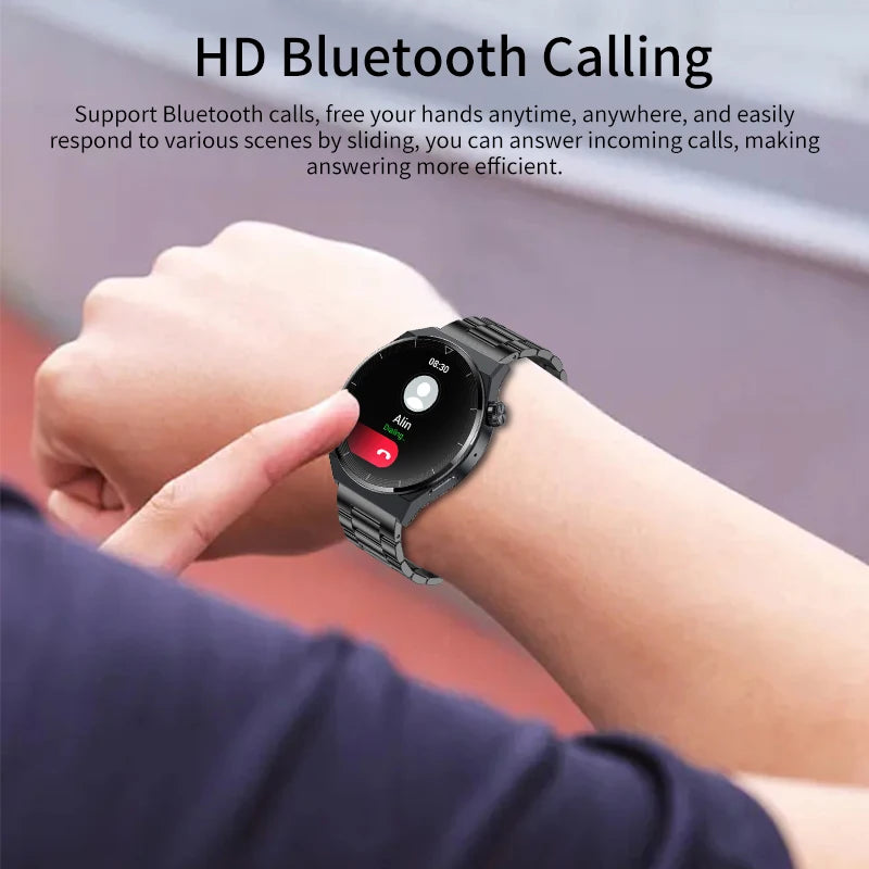 LIGE NFC Smartwatch 1.36” – AMOLED & trådlös laddning