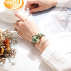 CURREN damklocka i läder – Elegant och stilren quartzklocka