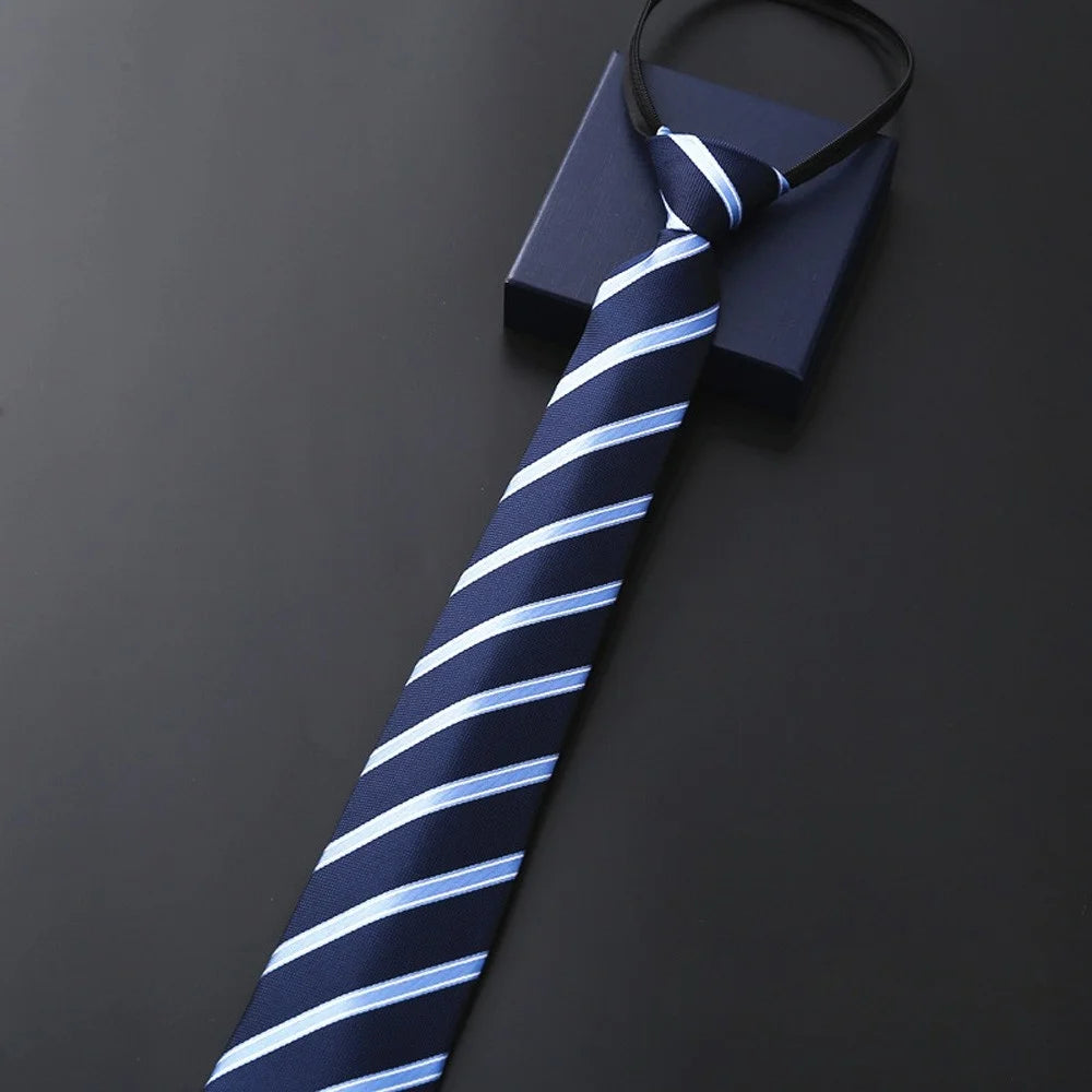 Lazy slips 8 cm – randig med dragkedja