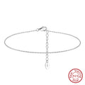 ORSA JEWELS fotlänk i 925 sterling silver med bambukedja