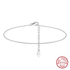 ORSA JEWELS fotlänk i 925 sterling silver med bambukedja