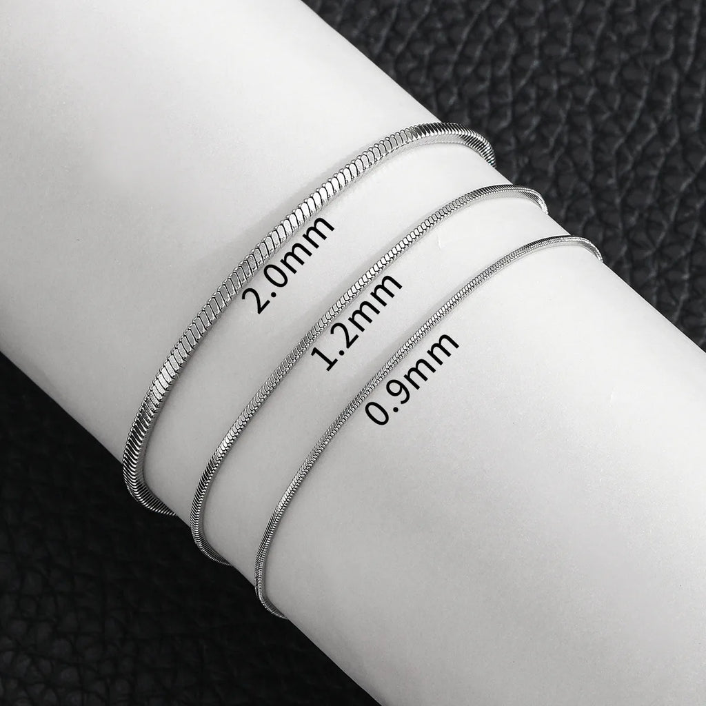 Rostfritt stålarmband – Minimalistiskt kedjearmband för män & kvinnor