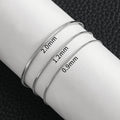 Rostfritt stålarmband – Minimalistiskt kedjearmband för män & kvinnor
