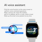 Hello 3 Plus Ultra Smartwatch – 2.04” AMOLED & Bluetooth-samtal
